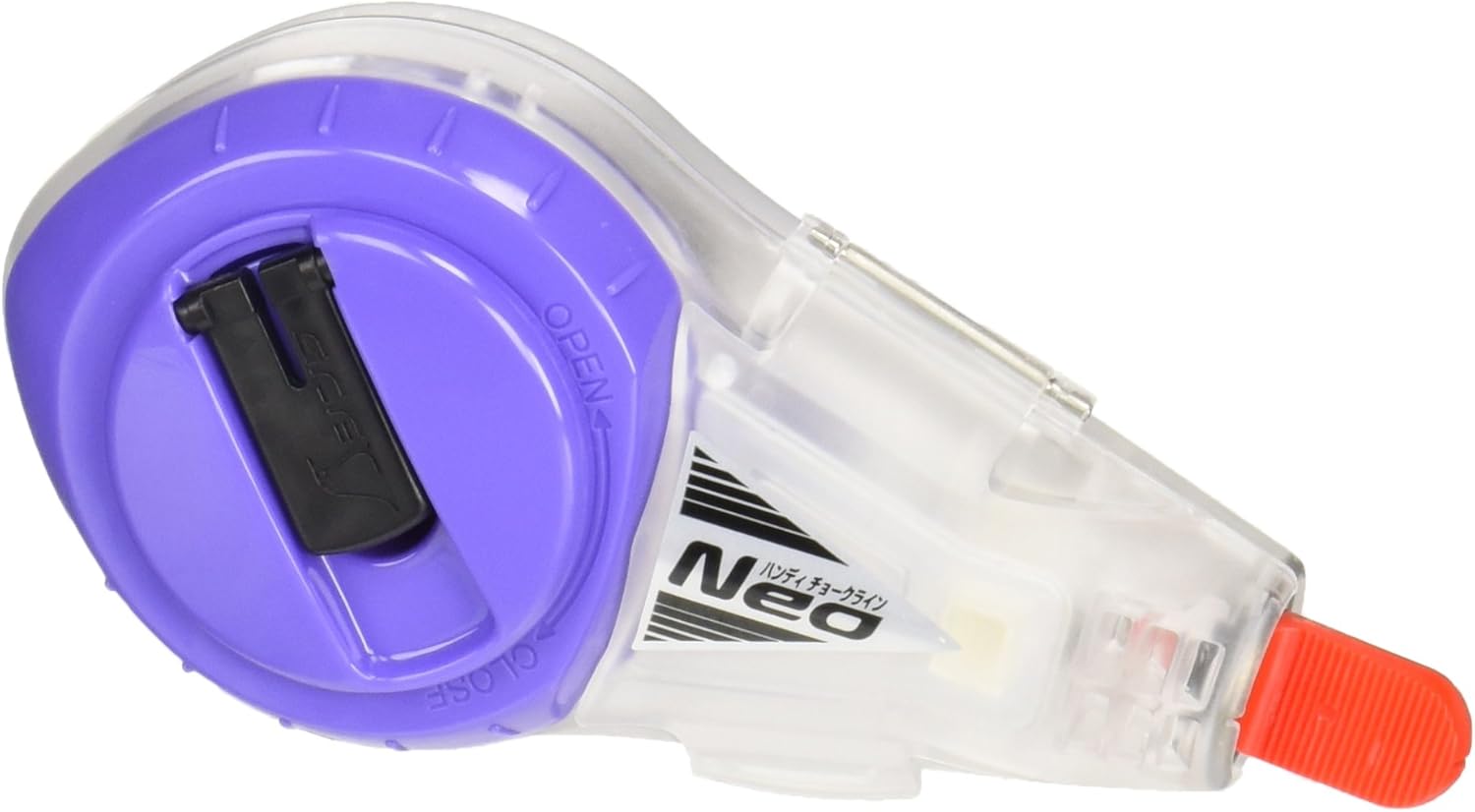 Shinwa Handy Choke Line Neo Chalk Line Tool - 15m Thin Lavender Thread, Easy Refill Skeleton Body