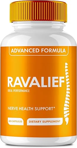 Ravalief Capsules, píldoras de suplemento para la salud nerviosa avanzada de Ravalief, máxima fuerza, circulación saludable natural y niveles