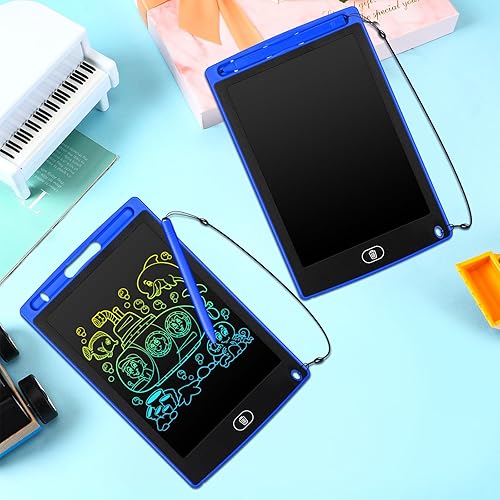 Miniatura 6 de Zhehao Tableta de escritura LCD de 32 piezas, tablero de garabatos, juguete electrónico de 8.5 pulgadas, tablero de garabatos colorido con pantalla
