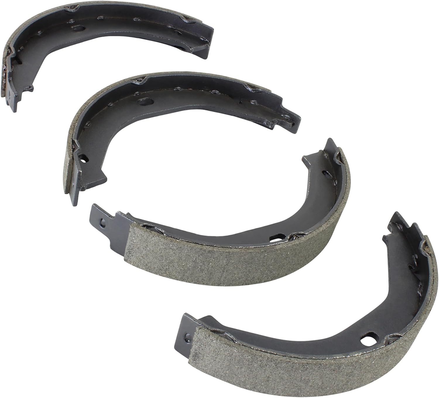QUALITY-BUILT Rear Parking Brake Shoes, FPS807, Compatible with 1999-2004 Jeep Grand Cherokee