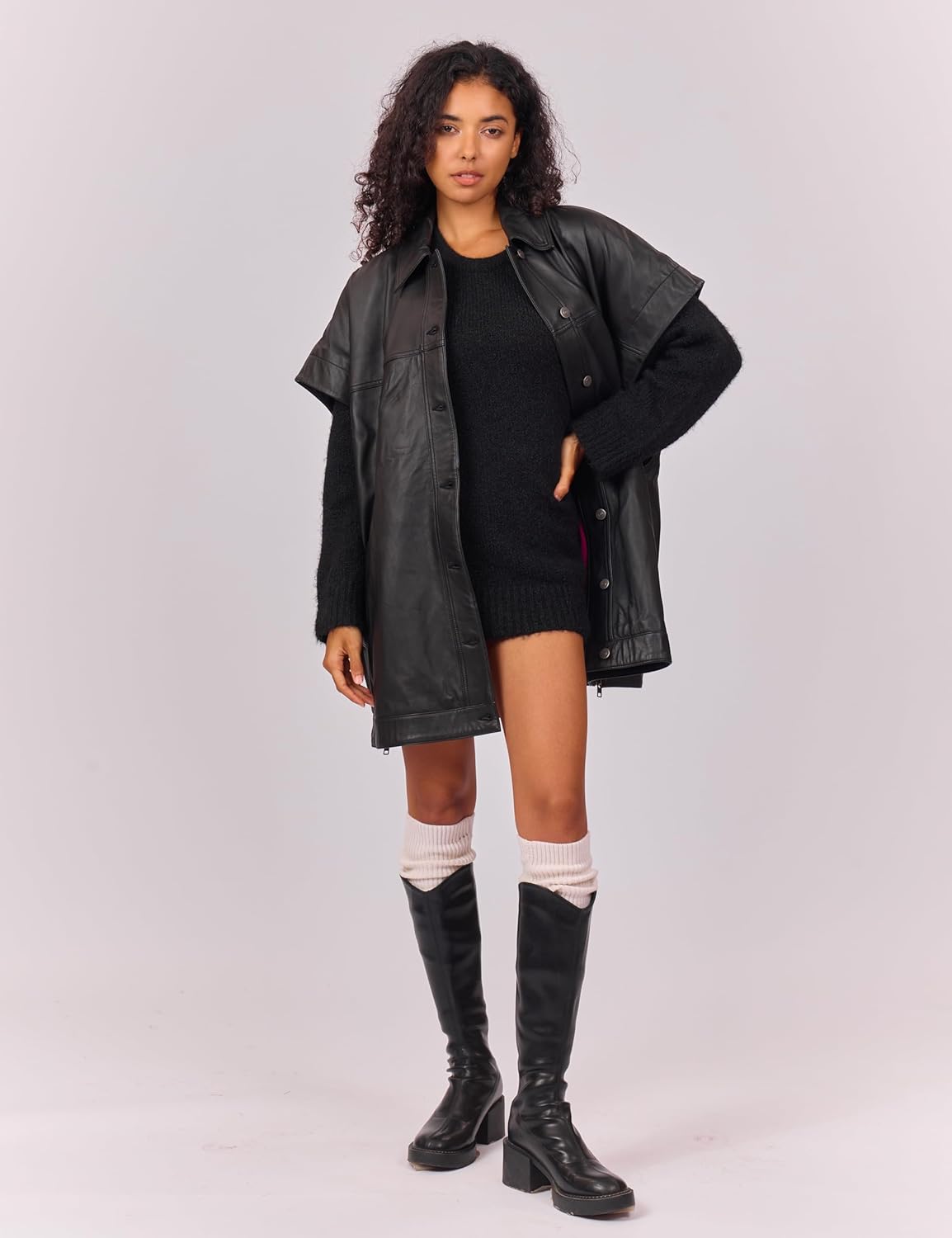 Womens Wool Leg Warmers Winter 28'' Thigh High Long Legwarmers 80s for Yoga Ballet Dance - Image 6