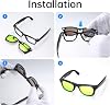 HiBloks 4Pcs Polarized Clip Compatible with Ray-Ban Meta Wayfarer & Gen 2 (RW4008/RW4012 Large 53-22), Color Changing Clip Set for Meta Gen 2 Smart Glasses Discoloration Clip (Gray+Pink+Blue+Orange)