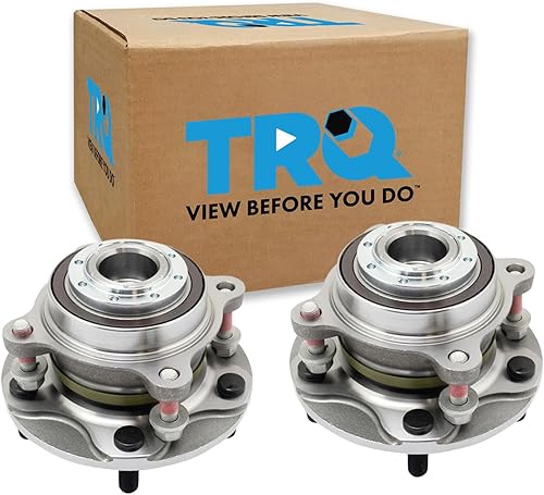Vista 1008 de TRQ Juego de 2 rodamientos y bujes de rueda trasera izquierda y derecha compatible con Ford Expedition 2007-2010 Lincoln Navigator 2007-2010