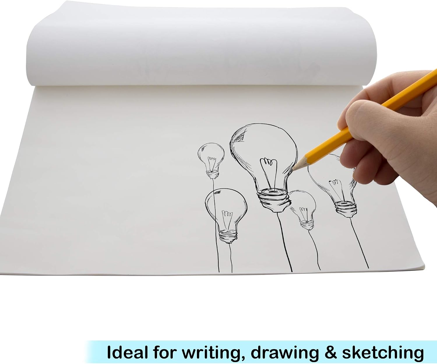 BAZIC Products Sketch Pad, 20 Sheets, 12" x 18", Drawing Paper