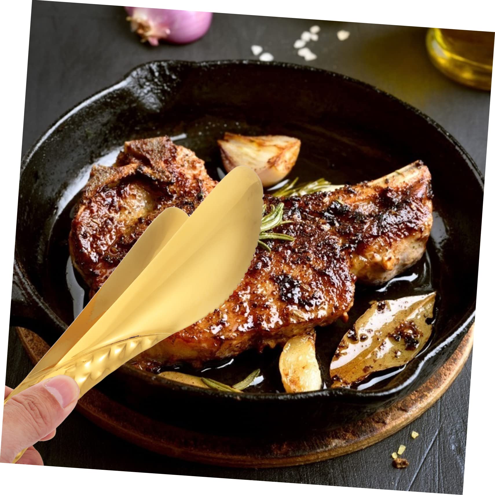 フードクリップ4 PCSトングスリップスリップバーベキュービュッフェ