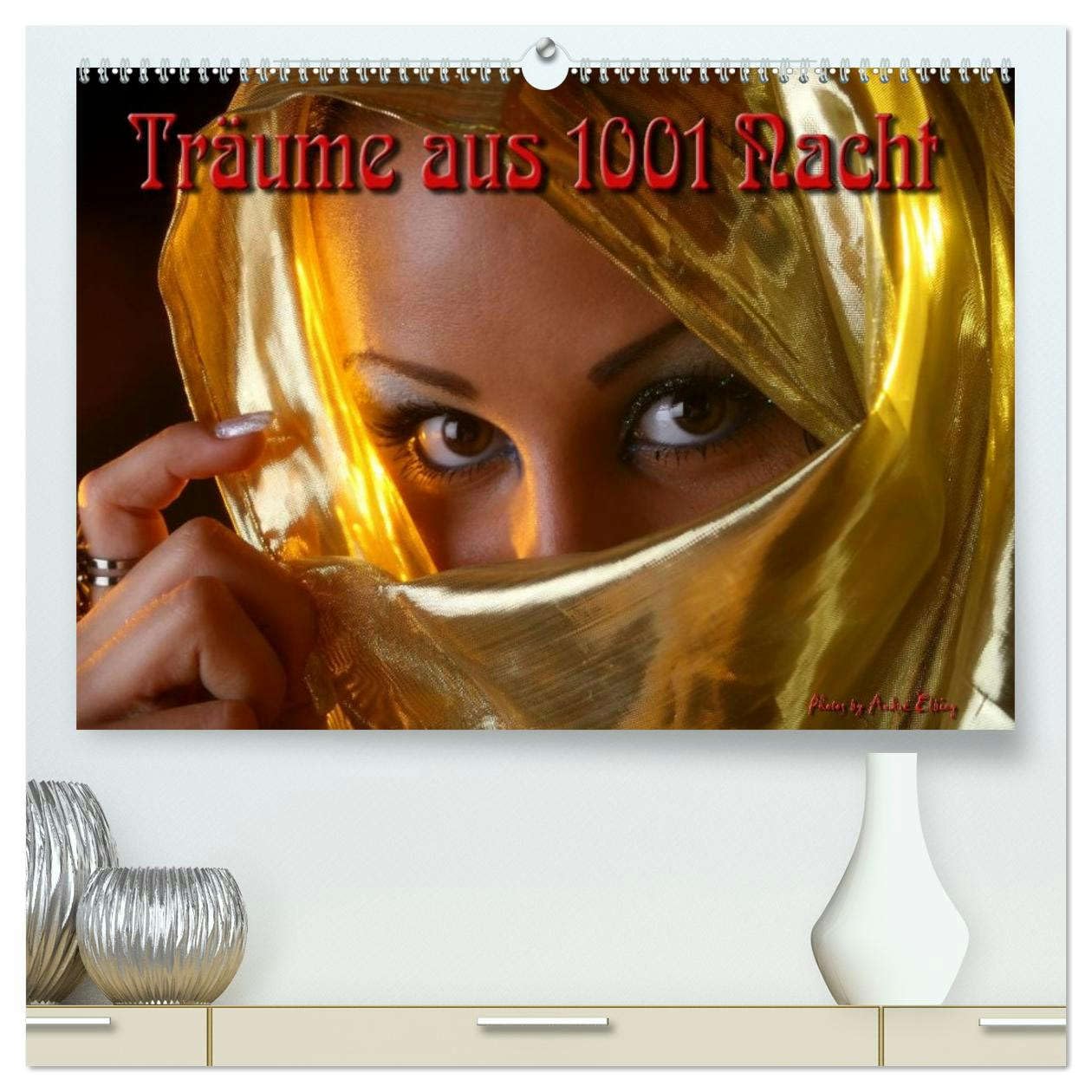 Träume aus 1001 Nacht (hochwertiger Premium Wandkalender 2026 DIN A2 quer), Kunstdruck in Hochglanz: Anmutige Tänzerinnen aus 1001 Nacht (CALVENDO Erotik)