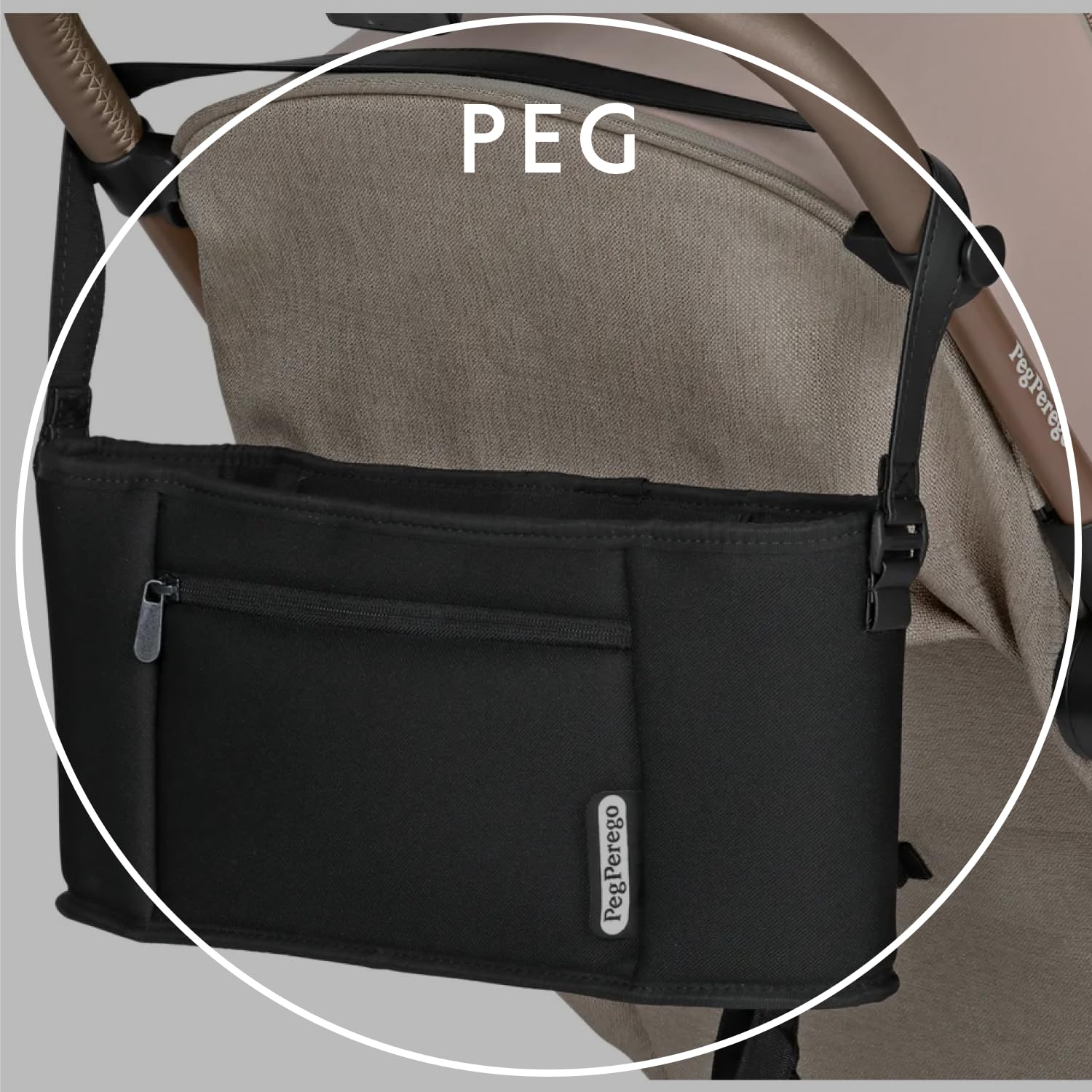 PEG Organizer - Borsa Organizzatrice con Tracolla - Compatibile con i Passeggini Peg Perego