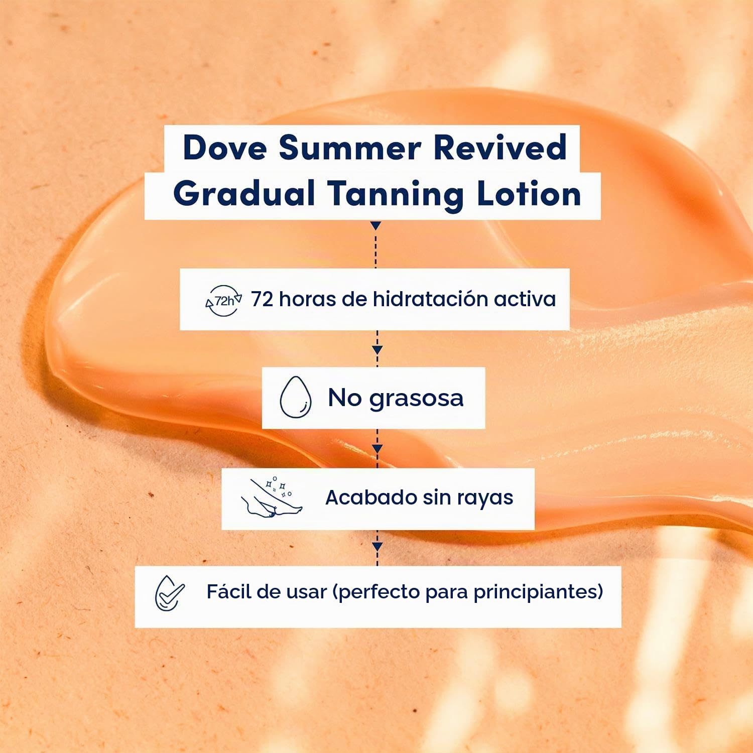 Dove Loción Autobronceadora Facial Summer Revived para piel de tono claro a medio 75 ML