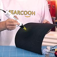 Vista 5 de Rollos de hojas de espuma negra, hoja de espuma EVA grande premium de 13.9" x 59", 5mm de grosor, densidad 86kg/m3 para disfraz de Halloween