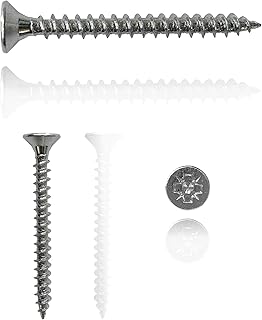 M4 Wood Screws Zinc Plated Long 1.5 inch (0.1...,