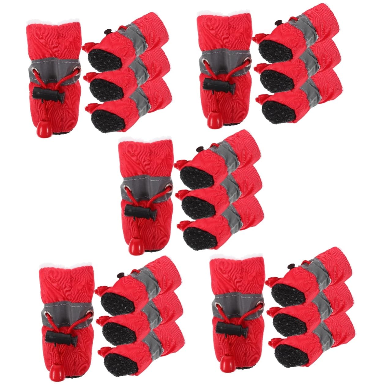 Bottes de neige pour chiens imperméables lot de 20 antidérapantes