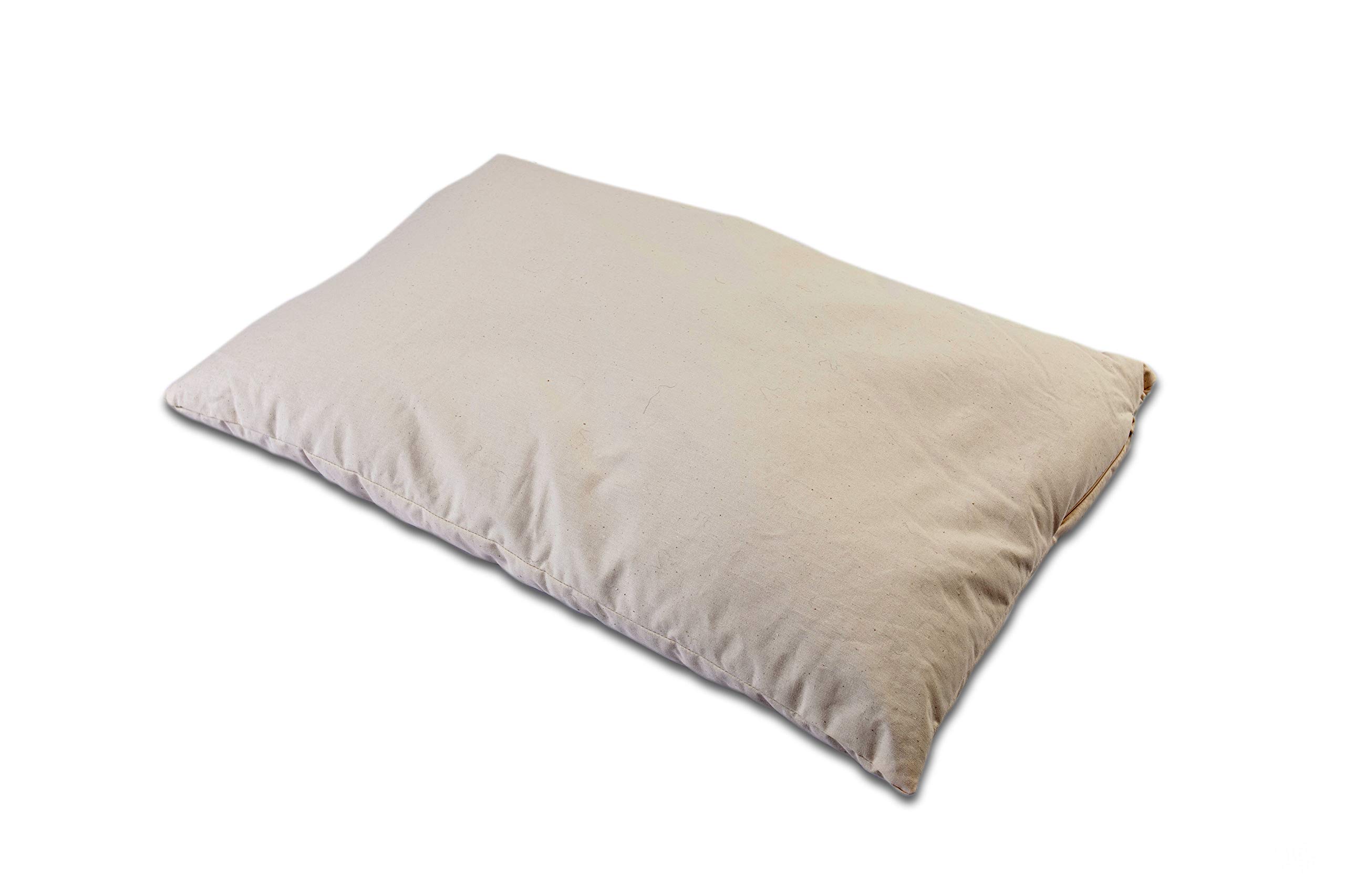 Merino Wool ECCO poduszka gryczana, 100% organiczna, standardowa poduszka na łóżko wegańskie 45 x 75 cm (1)