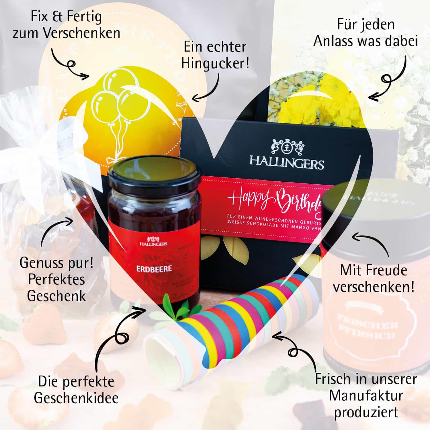 Hallingers Genuss Manufaktur Gewürz Geschenk-Set - Selektion unserer Besteller als Probierset in edlen Aromadosen & Tragetasche "Mediterane Küche", Geschenkidee für Frauen Männer