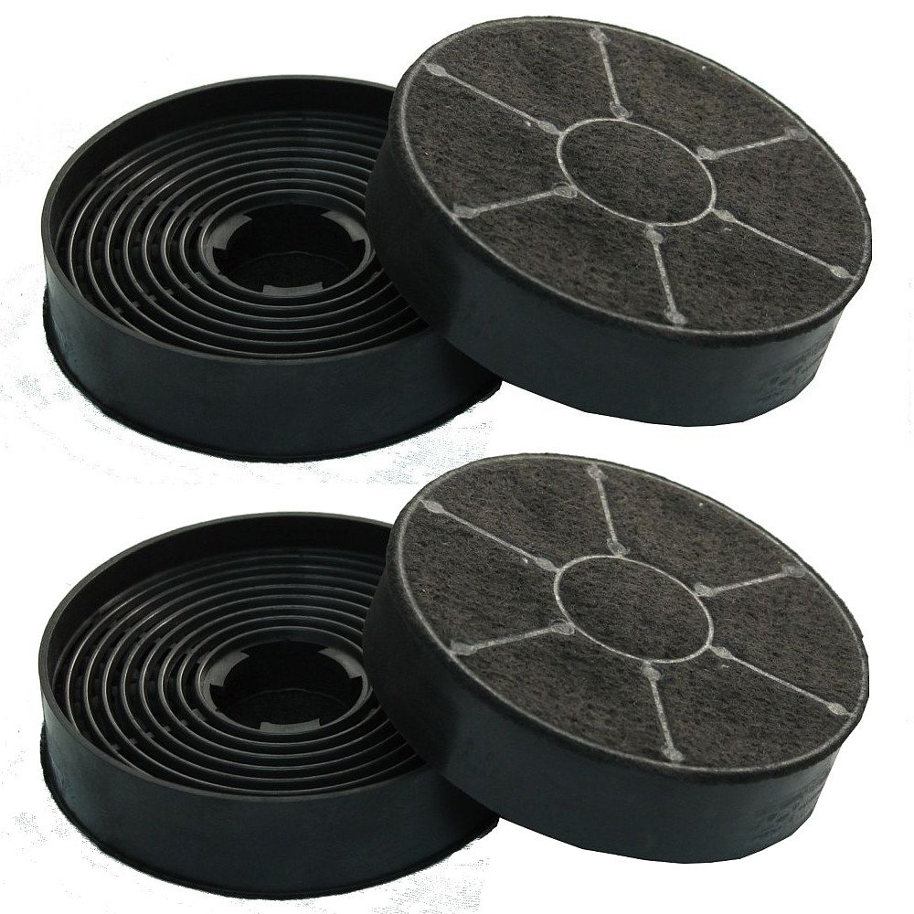 Lot de 4 filtres à charbon actif pour hottes aspirantes S2 Baumatic