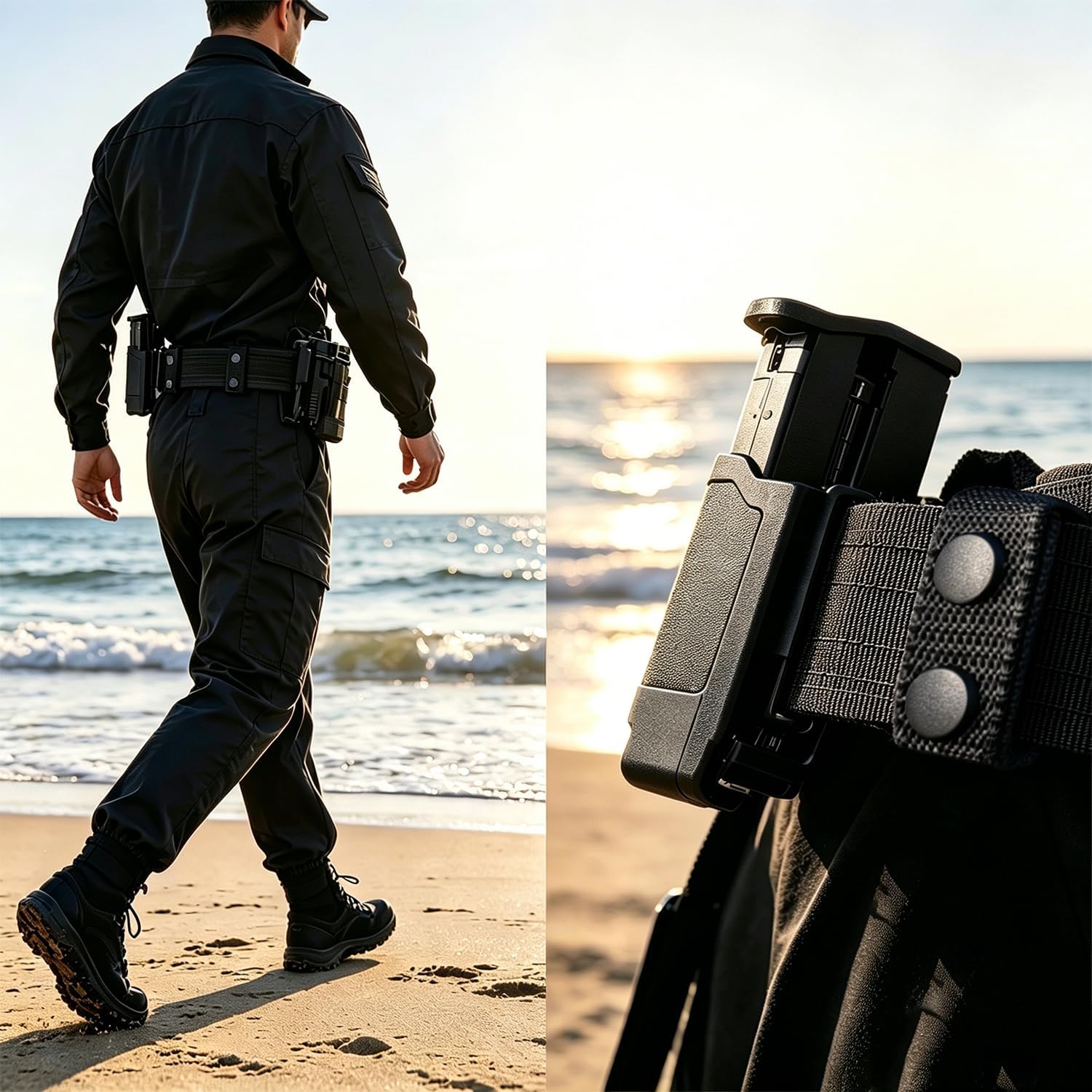 XTACER Duty Belt Keepers Tactical Key Holder for 2"-2.25" Utility Belts