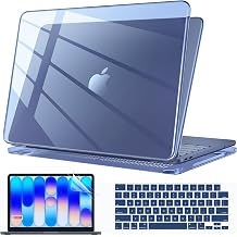 B BELK for MacBook Neo Case 13 inch 2026 Release Model A3404 with A18 Pro Chip, Scratch Resistant Protective Hard Shell Case with Keyboard Cover & Screen Protector for Mac Neo 13 inch, Crystal Indigo