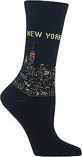 Women's Fun USA Travel & Cities Crew Socks