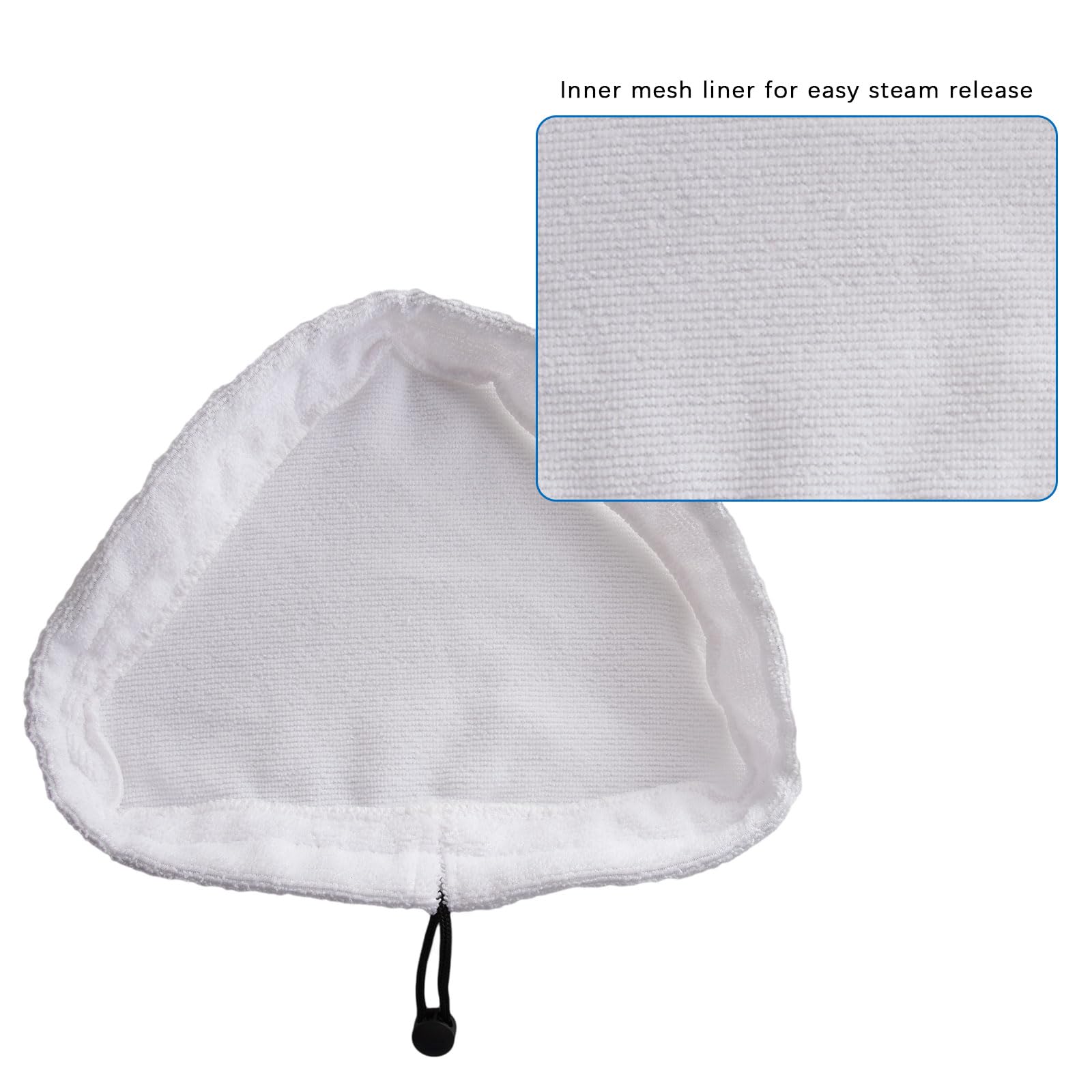 4 Pack Mop For Beldray BEL01097 Microfibre Steam Detergent Mop Rectangular Pads