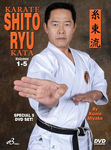 Karate Shito Ryu Kata (DVD Set Vol-1-5) By Kunio Miyake