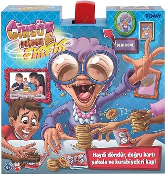 TOMY Games T73114 Greedy Granny   in a Spin