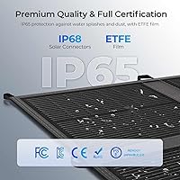 Vista 9 de Renogy 400W Portable Solar Panel Blanket, 25% High Efficiency N-Type Foldable Solar Panel Charger for Power Station,Lightweight 16-Fold Space Save