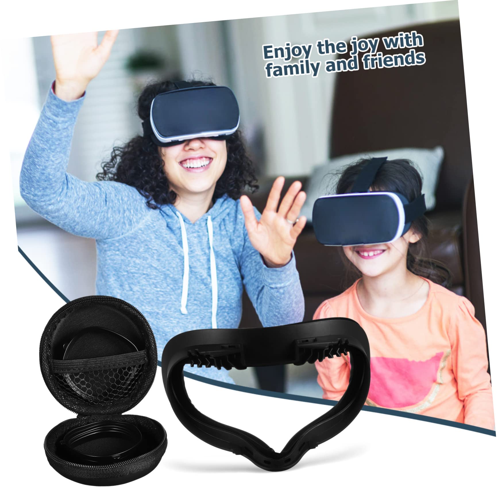 LABRIMP Accessori Protezione Lenti per VR con Maschera Sostitutiva e Telaio Magnetico Compatibile con Installazione Facile e Protezione per Lenti VR