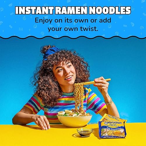 Miniatura 5 de Maruchan Salsa de soja Ramen, fideos Ramen instantáneos, comidas listas para comer, 3 onzas, 24