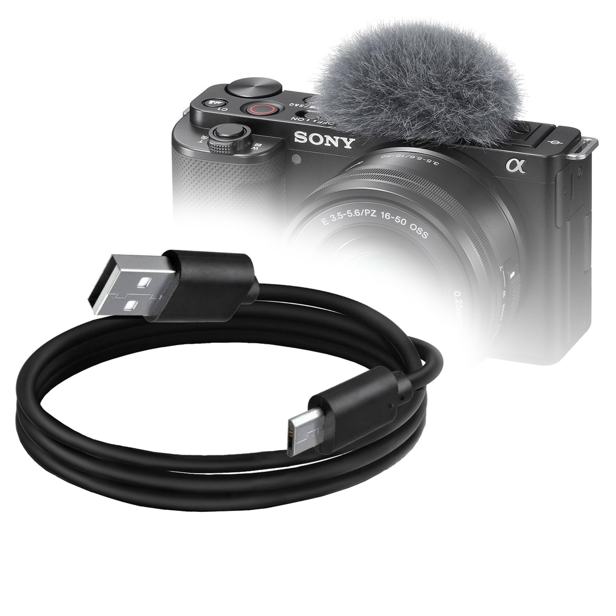 Amazon.com: BoxWave Cable Compatible with Sony ZV-E10 - DirectSync
