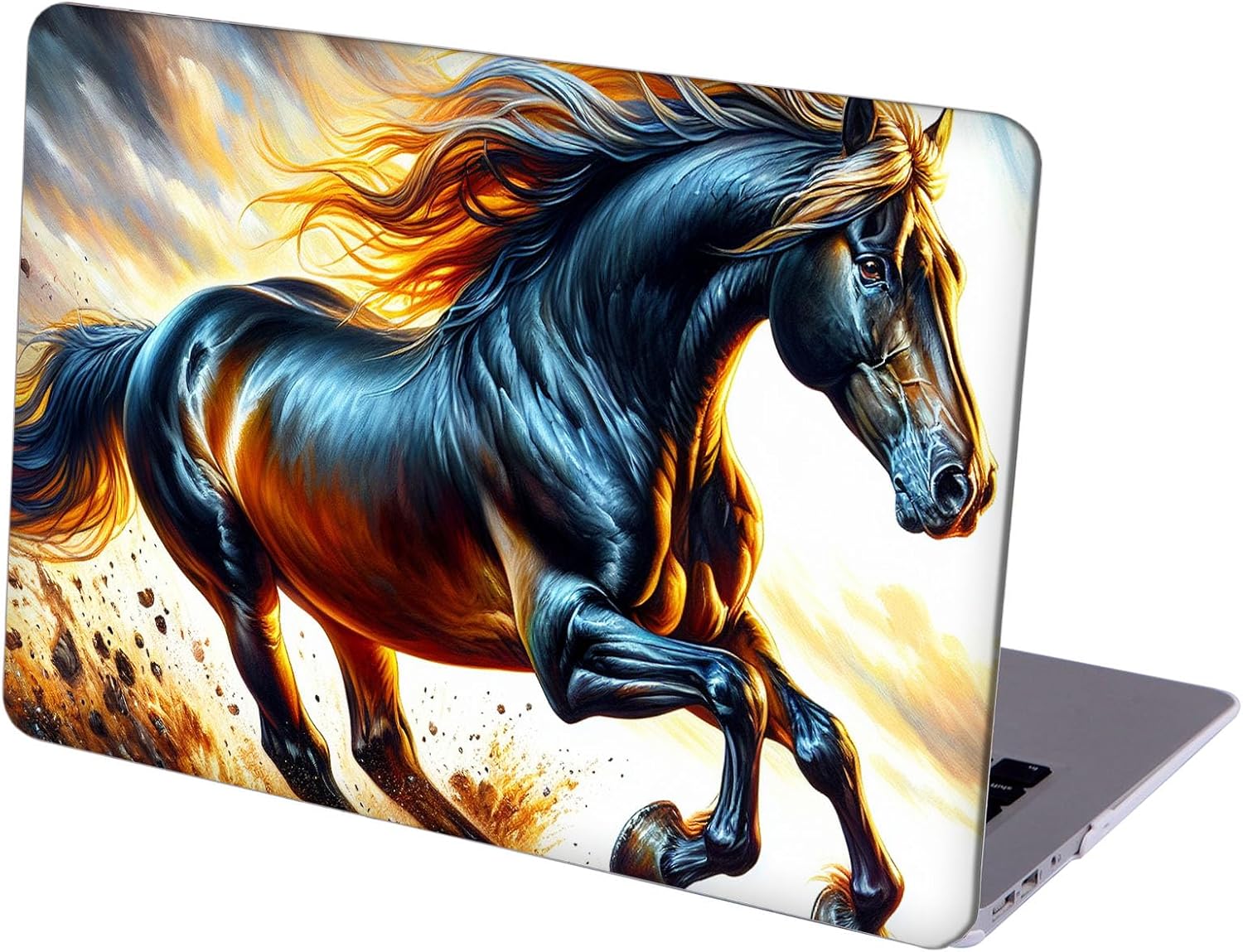 Compatible with MacBook Neo 13-inch, Hard Shell Case with Keyboard Cover and Screen Protector (A3404 A18 Pro chip, 2026 Release) - Horse MC22948