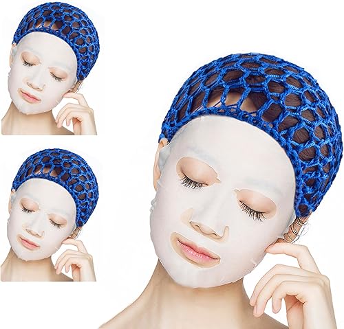 Miniatura 5 de AUEAR, Red de pelo de ganchillo de malla para el pelo grueso y corto, red de redecilla para mujeres para dormir