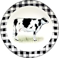 Vista 5 de Certified International Farm 9" Salad/Dessert Plates, Multicolored, 9" x 9", Set of 4
