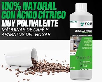 EQM - ECO- 212 - Descalcificador para Cafeteras - 500 ML - 100% Origen Natural - Compatible con todas las máquinas de café - Elimina la cal incrustada en cafeteras y aparatos del hogar3