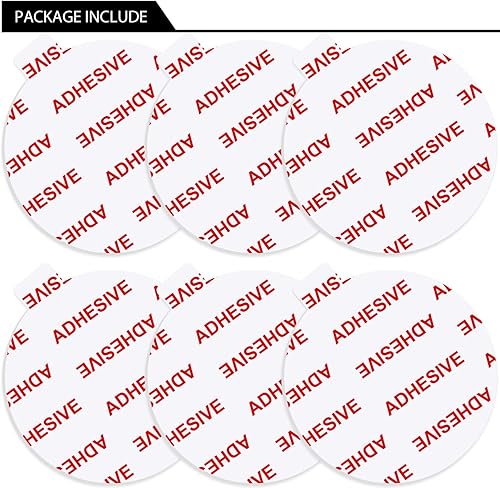 Miniatura 7 de AZXYI Adhesivo adhesivo de unión muy alta para disco de montaje de almohadilla de salpicadero, 6 piezas de repuesto adhesivo adhesivo de automóvil,