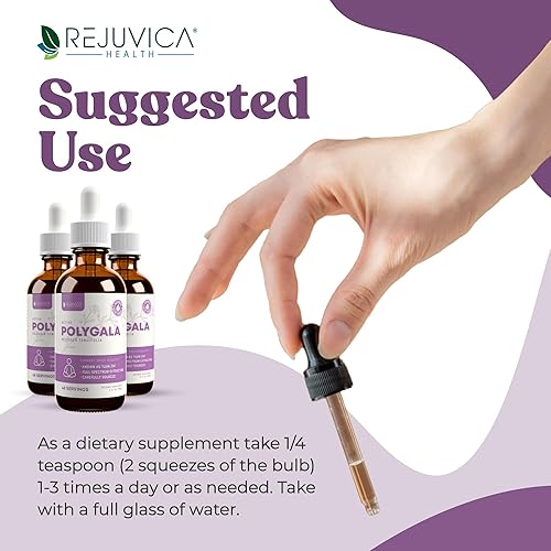 Miniatura 12 de Polygala activa - Extracto avanzado de raíz de Polygala - Yuan Zhi - Entrega líquida para una mejor absorción - Apoya la salud cerebral