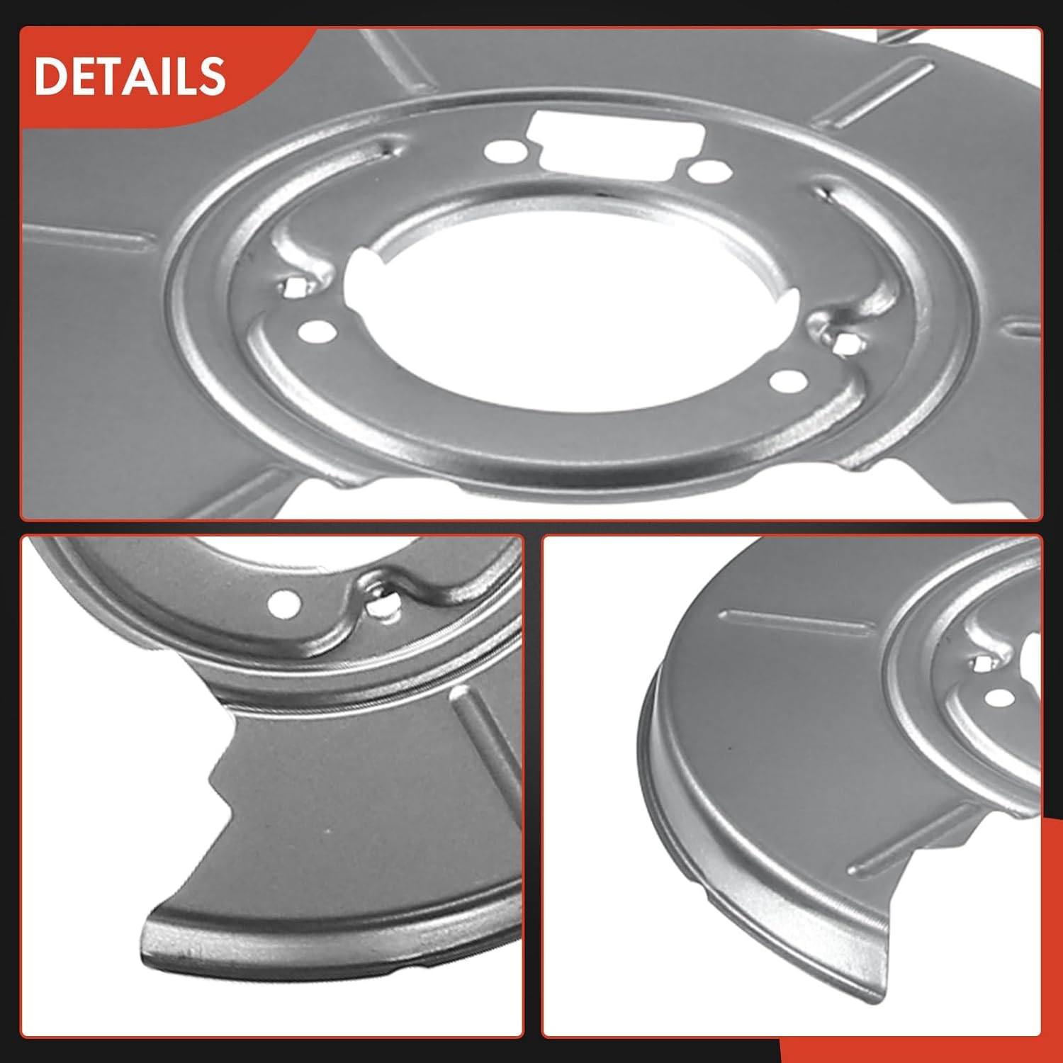 A-Premium Rear Driver and Passenger Side Brake Dust Splash Shield Replacement for BMW 318i 318is 323i 325i 328i 323Ci 325Ci E85 E86 Z4, 2-PC Set