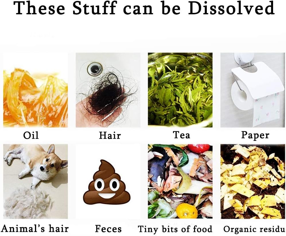 fish Pipe Dredge Deodorant, Quick Foaming Toilet Pipe Cleaners Magic Bubble Bombs Sink and Drain Pipe Dredging Power Agent for Kitchen Sink Fast Dredge Deodorant Tool…