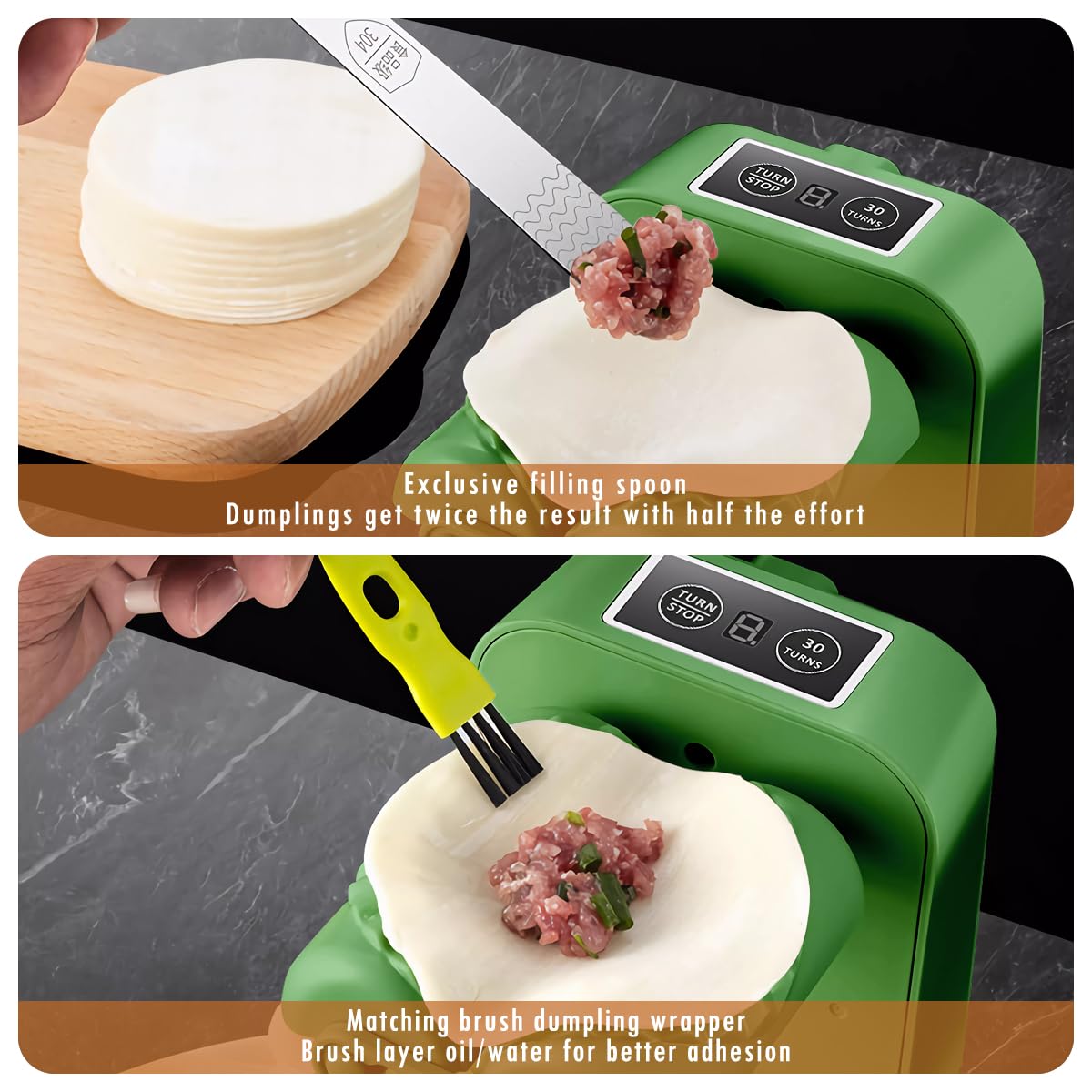 Home Kitchen Dumpling Tool Electric Dumpling Maker Machine - Automatic Dumpling Press With USB Charging Usb Kitchen Gadget