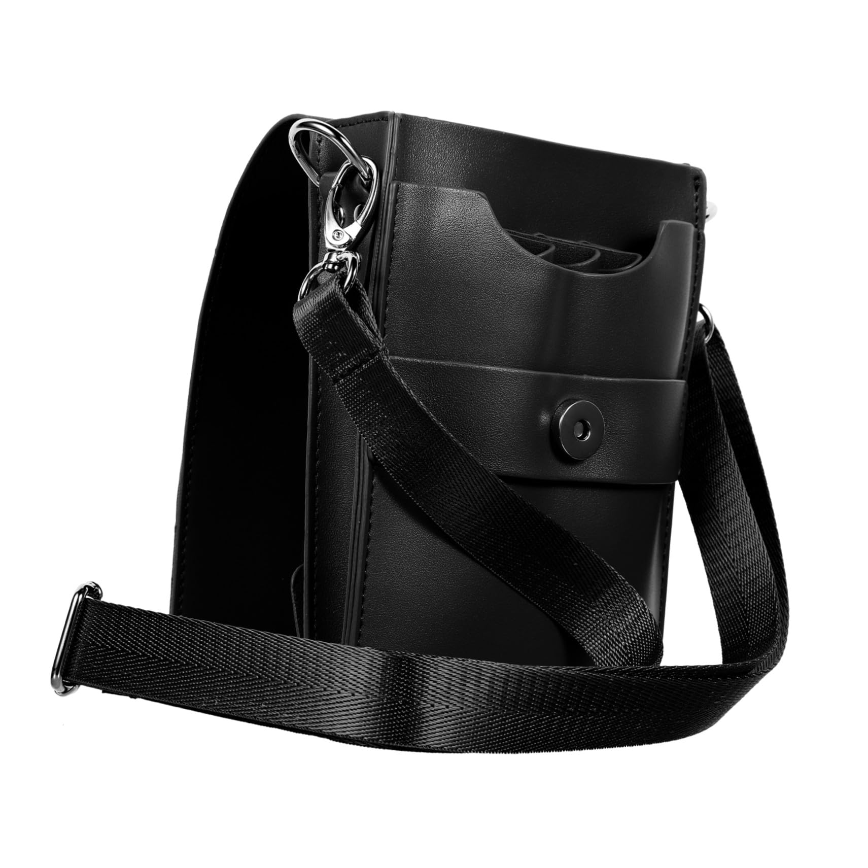 Marsupio Porta Forbici Parrucchiere Nera in Pelle Bovina