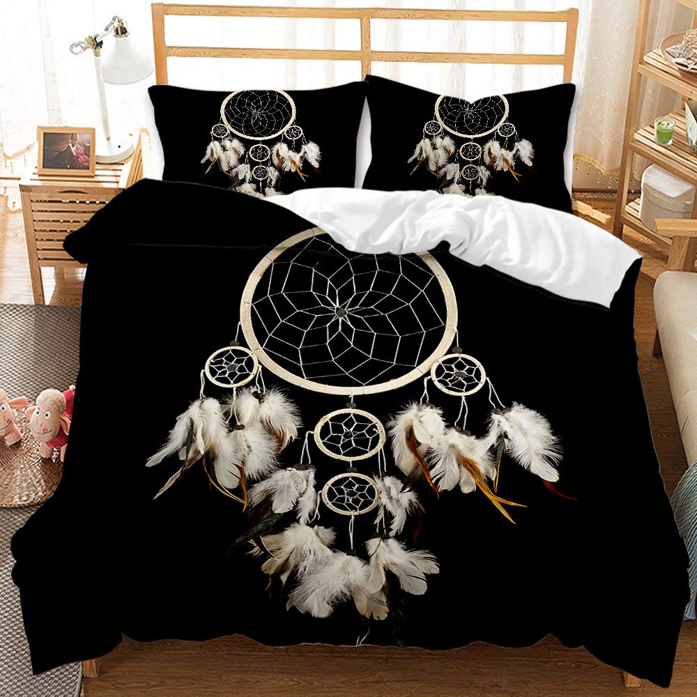 Funda de edredón de campanas de viento textil 3D cama individual 135x200 microfibra suave