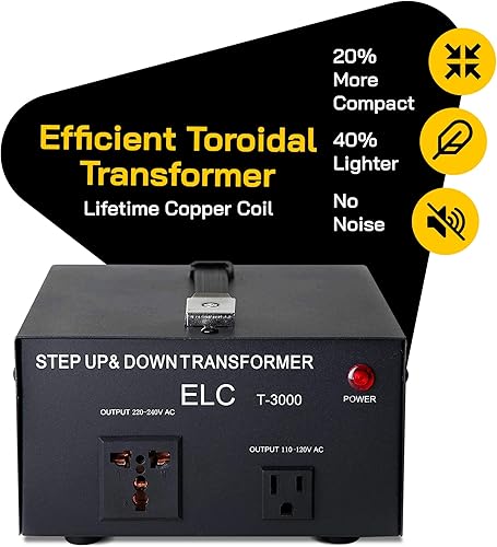 Miniatura 3 de ELC T-1000 + 1000 W, convertidor de voltaje 3000 Watt