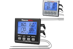 Thermopro TP-17 Bluetooth Dual Probe Digital Wireless Cooking Meat Thermometer