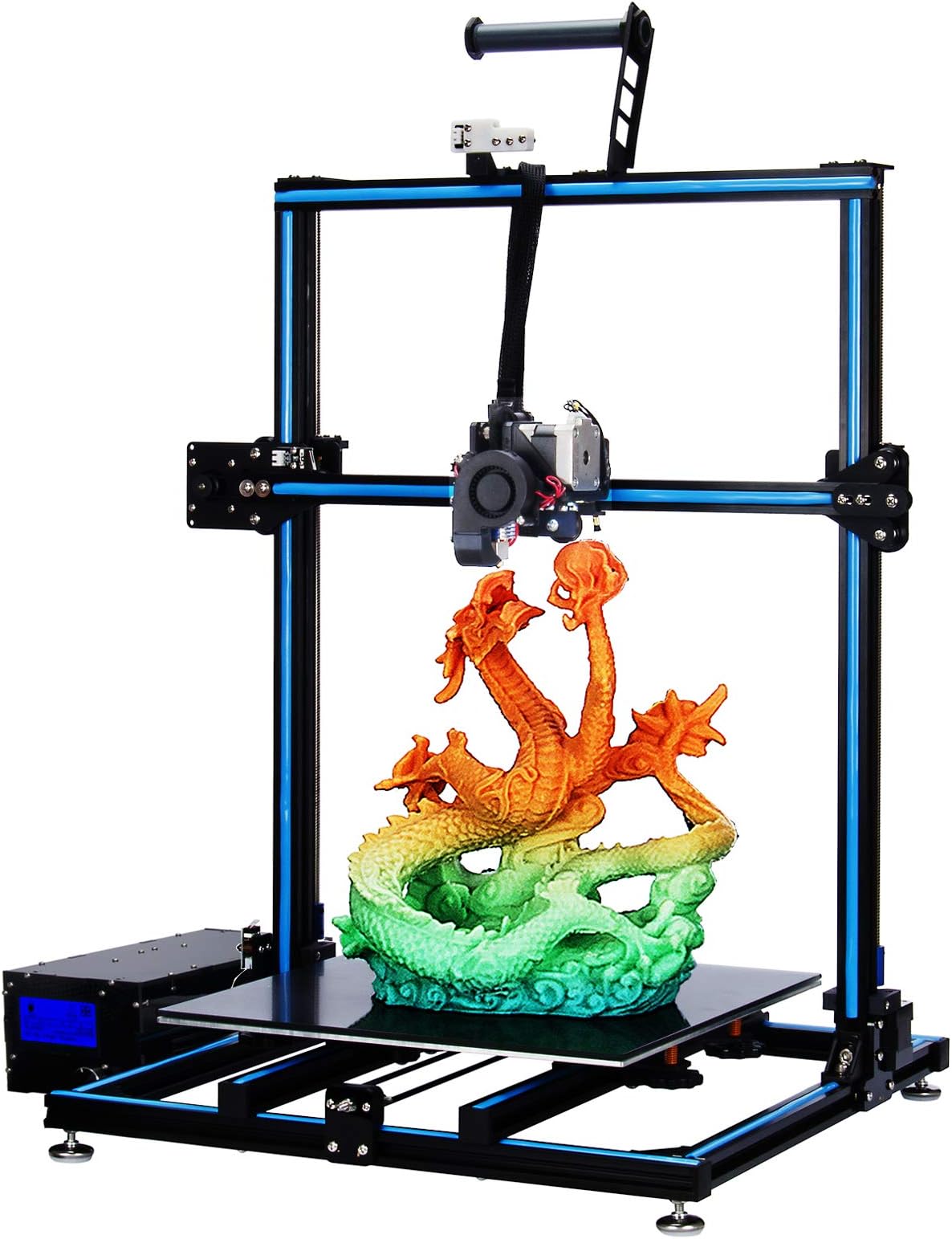 ADIMLab Updated Gantry Pro 3D Printer with 310X310X410 Big Size 24V Power, New Type Direct Extruder, Lattice Glass, Resume Print and Run Out Detection, Modifiable to Upgrade to Auto Leveling&WIFI