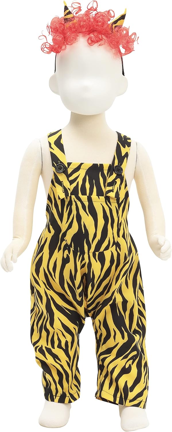[クリアストーン] 節分 コスプレ ハロウィン オーバーオール鬼 ベビー 80cm イエロー 仮装 コスチューム