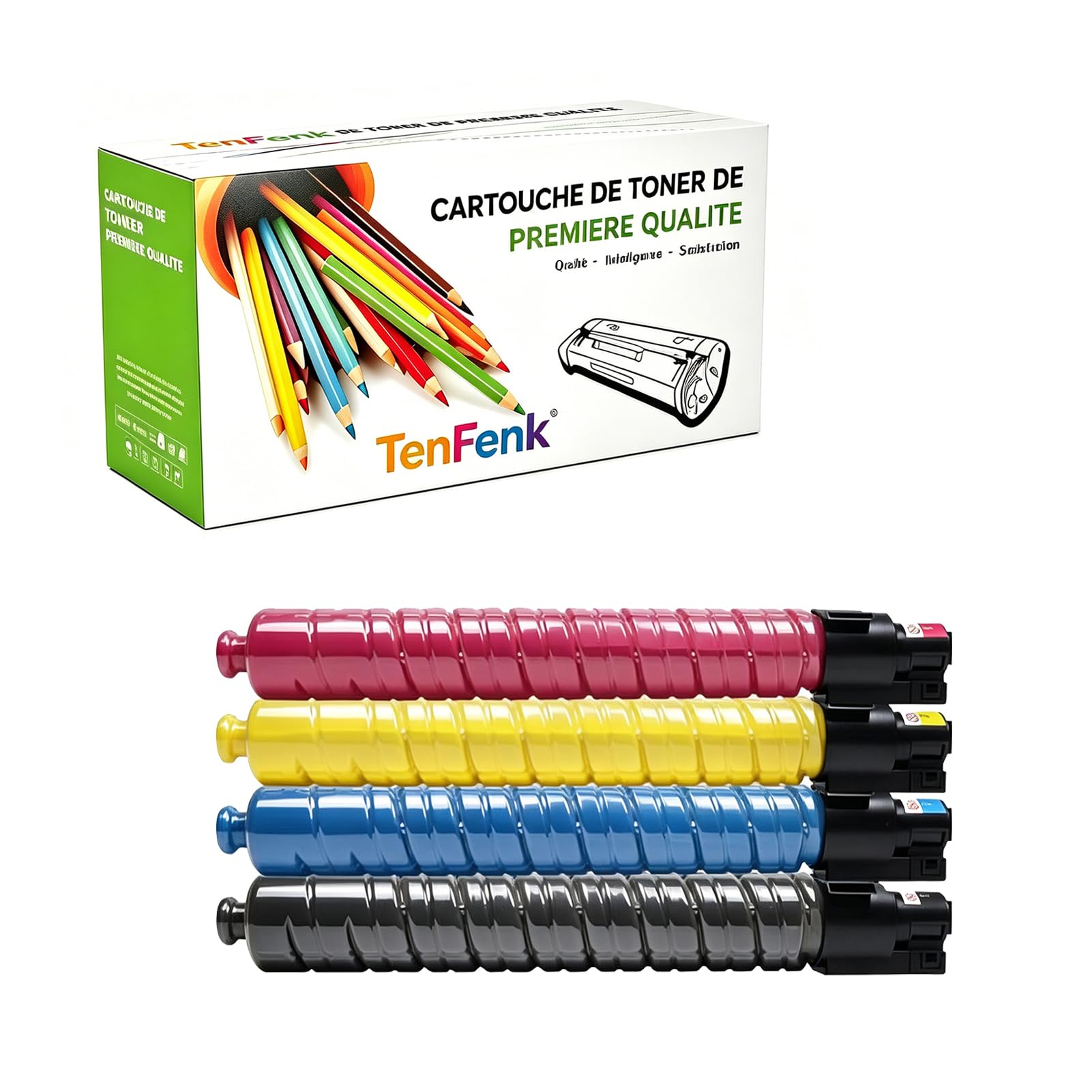 Compatible Reemplazo Cartucho De Tóner Para Ricoh SP C820 821026 821029 821028 821027 Para Uso Con Ricoh Aficio SP C820DN SP C821DN Impresora,4-Pack,4p