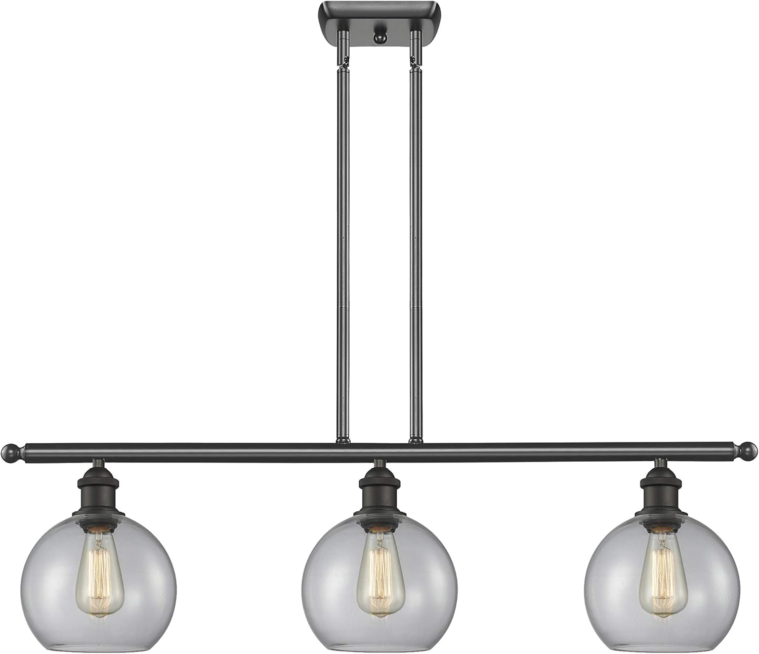 Innovations 516-3I-OB-G122-LED 3 Island Light Vintage Dimmable LED, Oil Rubbed Bronze