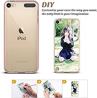 Vista 2 de Funda ULAK para iPod Touch 6ta generación, funda para iPod 5, transparente, suave, de TPU flexible, plástico rígido que absorbe golpes, Rose gold