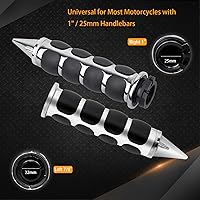 Vista 4 de NTHREEAUTO Empuñaduras de Mano de Motocicleta Universales de 1" / 25mm para Manillar