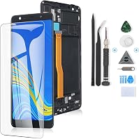 RongZy Samsung Galaxy A7 2018 (A750) Kijelző Csere - OLED Érintőképernyő Digitalizálóval, Fekete Kerettel és Szerszámokkal
 1