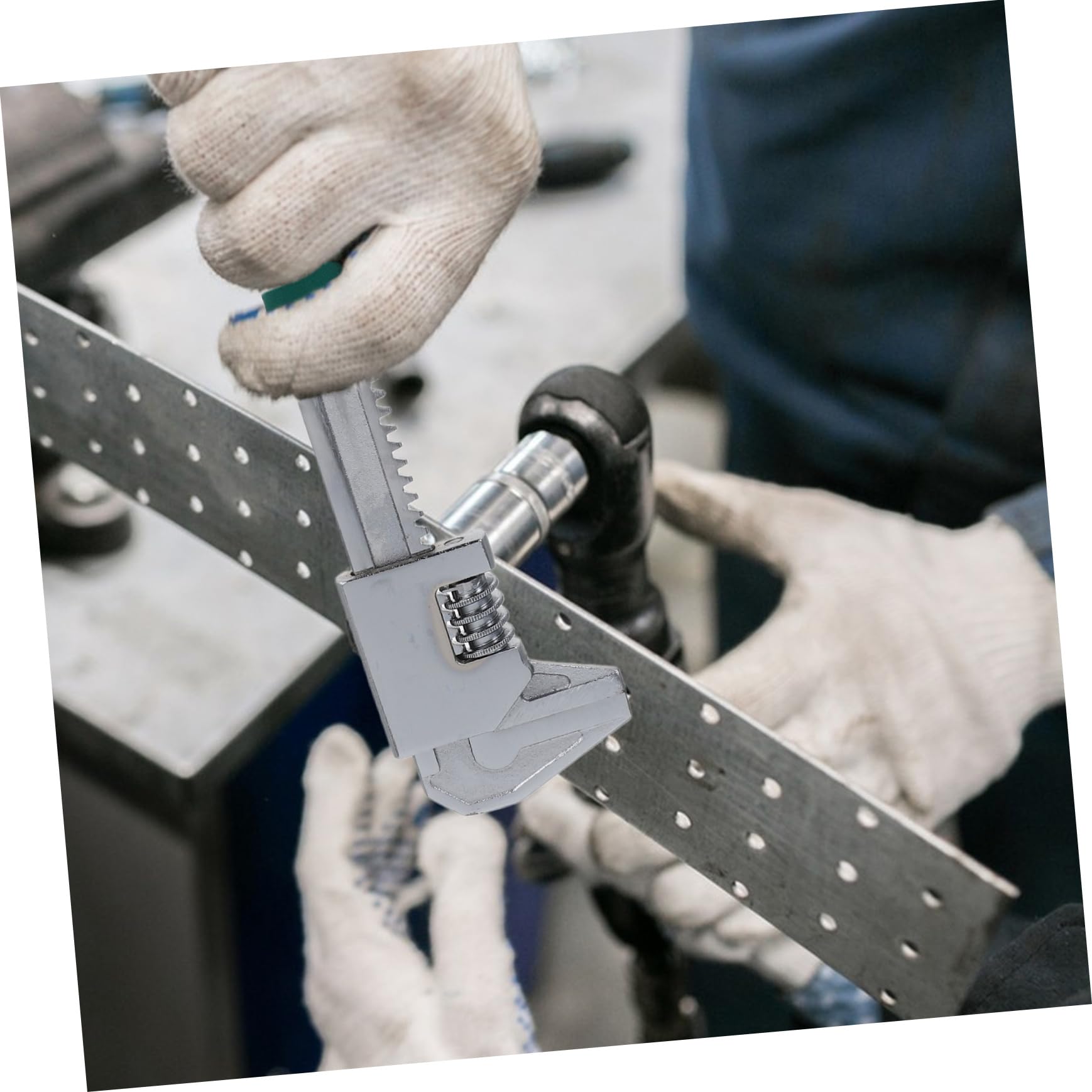 Cabilock Llave De Ángulo Recto Ajustable De Acero Llave Inglesa Para Plomería y Reparación De Automóviles Útil Espacios Reducidos