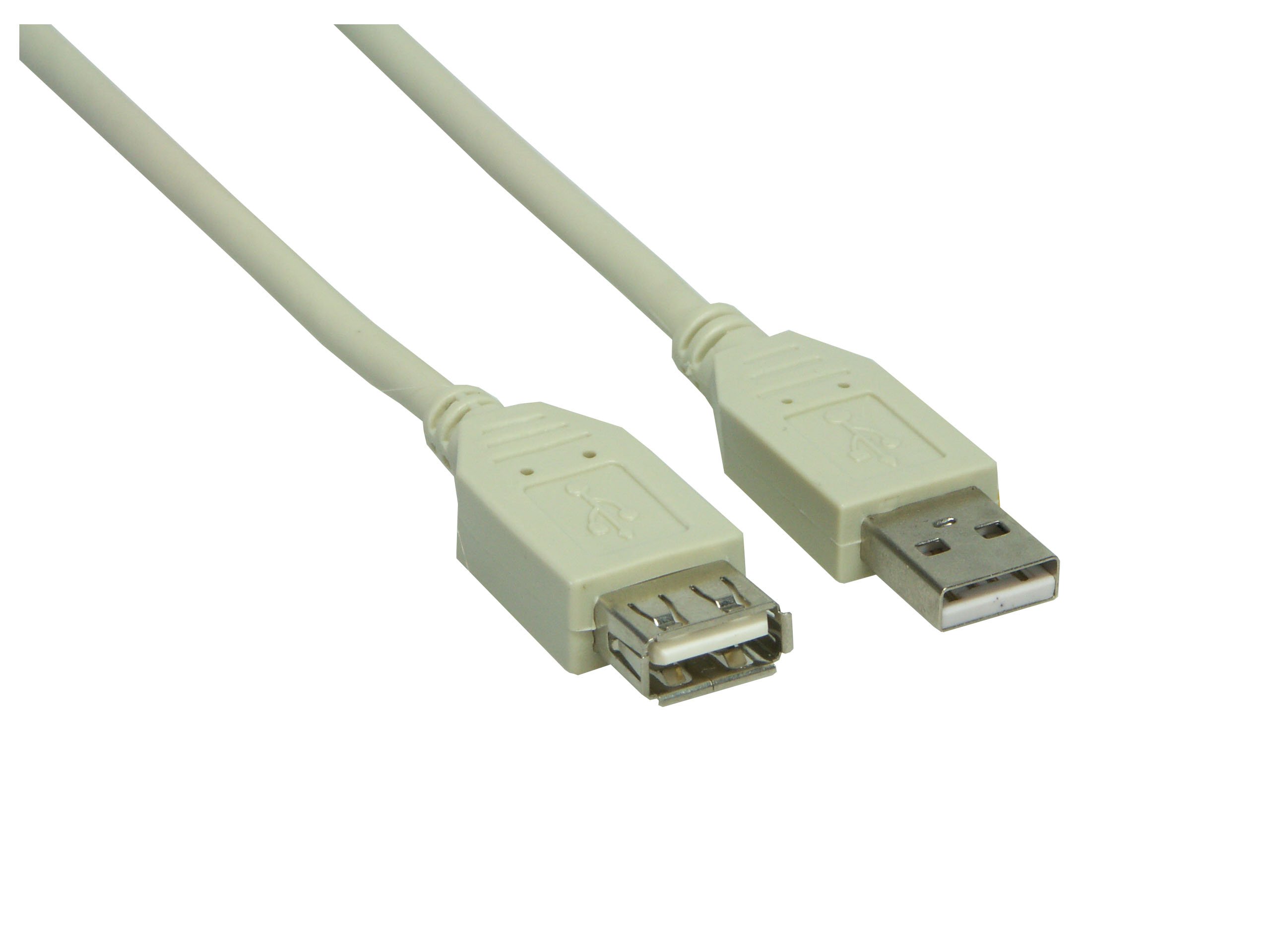 Good Connections Extension Cable USB Easy Plug A to Socket grey 1,80 m